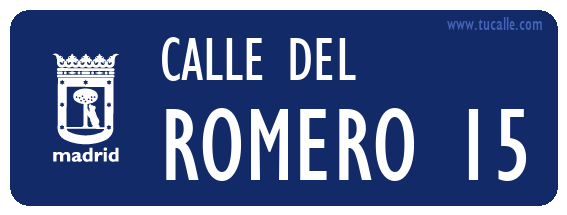 cartel_de_calle-del-Romero 15_en_madrid